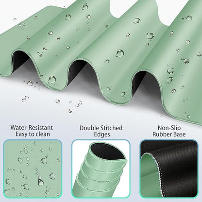 Desk Mat Green, Large Gaming Mouse Pad - Image 3
