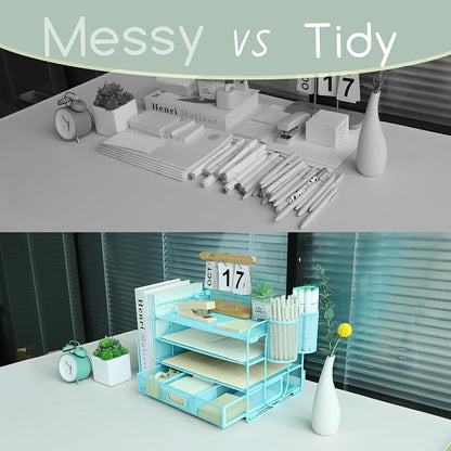 4 Tier Desk File Organiser - Image 5