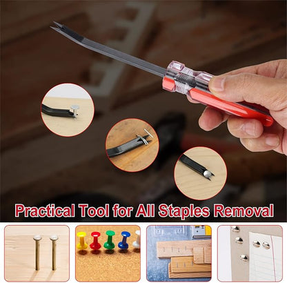 Staple Remover, Staple Puller, Upholstery Tools Staple Lifter, Double Prongs - Image 5