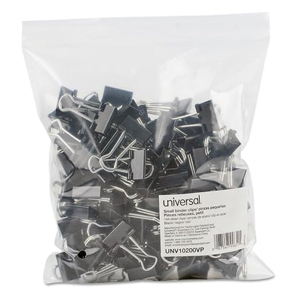 Universal Small Binder Clips Black/Silver, 144 Each - Image 2