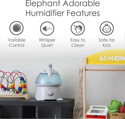 Crane Cute Animal Humidifier for Kids Bedroom and Nursery, Ultrasonic Cool Mist, 1 Gallon, Auto Shut Off, Cool Mist Humidifier - Image 6