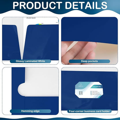 Yeaqee 100 Pack Folders Bulk - Image 3