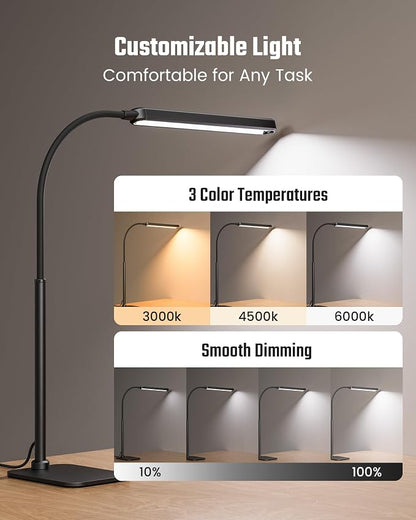SUPERDANNY Eye-Caring LED Desk Lamp - Image 4