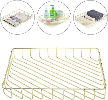 BTSKY Multipurpose A4 File Tray Wire Desk Tray Organizer Elegant Letter Size - Image 3