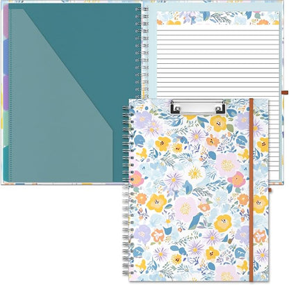 Hongri Clipboard Folio with Refillable Lined Notepad, 8.5 x 11 Folders with by Hongri