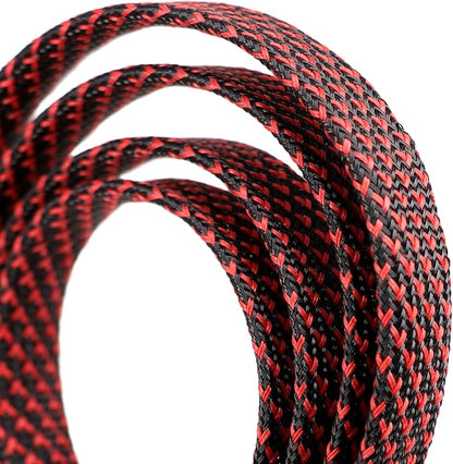 25ft PET Expandable Braided Cable Sleeve 1 inch Pet Braided Cable Sleeve - Image 2