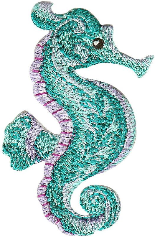 Purple Teal Seahorse 10 oz Wavy Tumbler with lid - Image 2