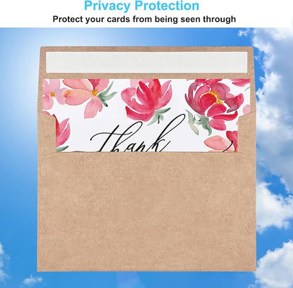 100 Pack 5x7 Envelopes for Invitations, Self Seal A7 Envelopes for 5x7 Cards - Image 5