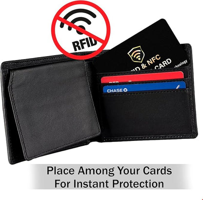 SaiTech IT 50 Pack RFID Blocking Card, One Card Protects Entire Wallet Purse - Image 9