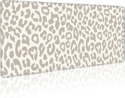 Leopard Print Mouse Pad Large Desk Mat Extended Keyboard Mouse Pad Cute XL by Unknown
