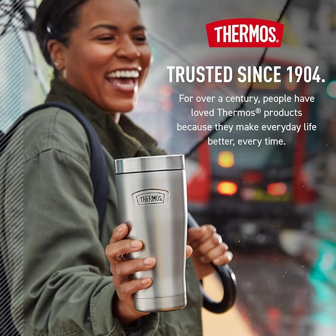 THERMOS ICON SERIES, Stainless Steel Tumbler, Glacier, 16 oz - Image 7