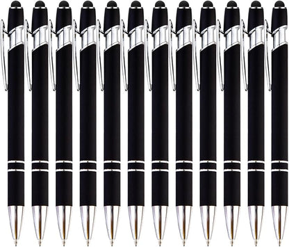 PASISIBICK 12-Piece Black Ballpoint Pen by PASISIBICK