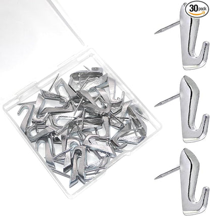 30 PCS Picture Hanging Nails Thumb Tacks by Hoaisun