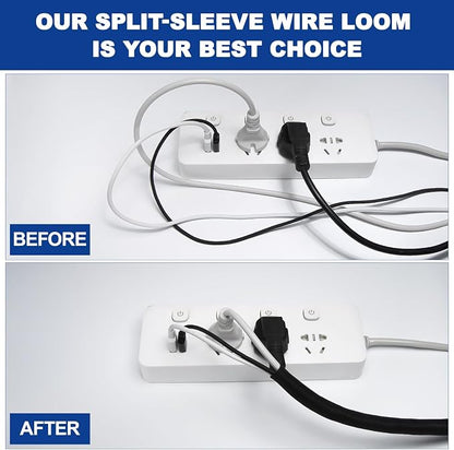 Split-Sleeve Wire Loom for High-Temperature Automotive Harness and Home Cable - Image 6