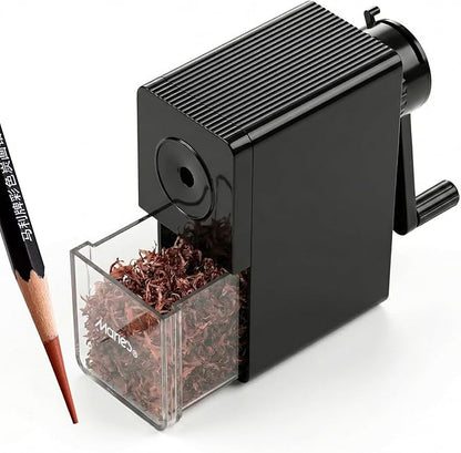 Marie's Long Point Manual Pencil Sharpener, 5-Level Adjustable Hand Crank by MARIE%E2%80%99S