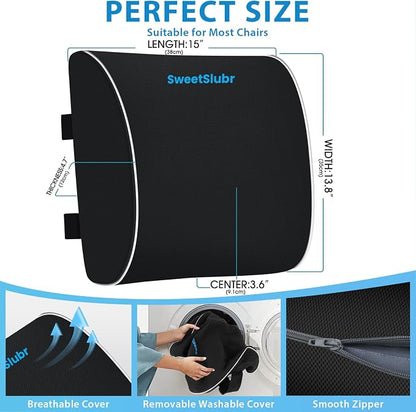 SweetSlubr Large Lumbar Support Pillow - Image 3