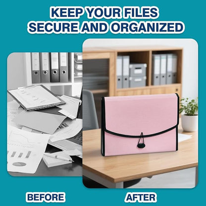 H4D 13-Pocket Accordion File Organizer - Image 6