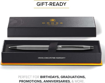 Cross Classic Century Slate Gray Engraved Diamond Pattern Ballpoint Pen - Image 5