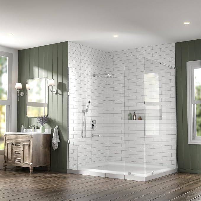 Lava Odoro Modern 3-Setting Square Shower and Tub Faucet Set with Shower Head and Handheld Sprayer Chrome, Rainfall Shower System with Tub Spout, Shower Valve Trim Kit, Chrome, SF103-C-T - Image 8
