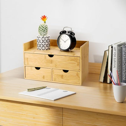 Charmewooden Bamboo Desk Organizer - Image 3