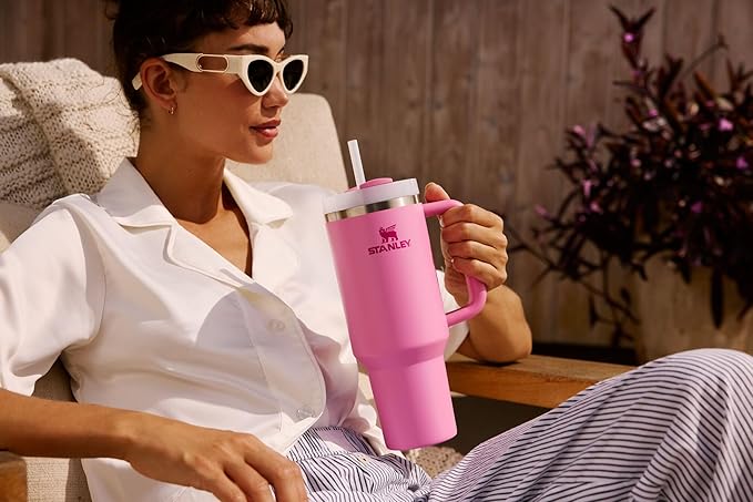 STANLEY Quencher H2.0 Flow State Tumbler, 40 oz, Dark Navy | Handle and Straw | 3-Position Lid | Cup Holder Compatible for Travel | Insulated Stainless Steel Cup | BPA-Free - Image 10