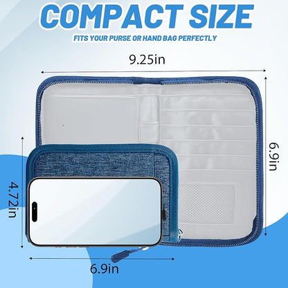 Passport Holder for Travel Essentials, RFID Blocking Protector Passport Wallets - Image 4