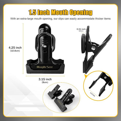 2 Pcs Heavy Duty Magnetic Clips - Image 5