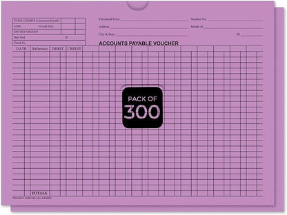 Accounts Payable Voucher Envelopes General Accounting, Lavender 300 Pack | 9x12 by Unknown