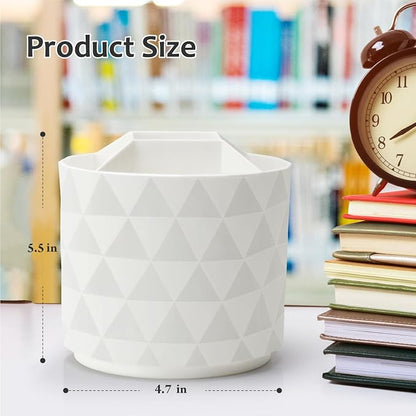 Desk Organizer, 360-Degree Rotating Pencil Pen Holders - Image 3