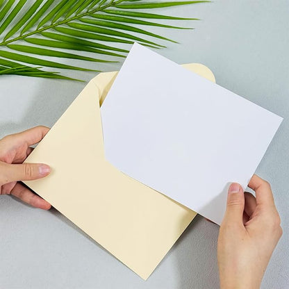 100 PCS Cream Colorful A7 Envelopes - Image 7