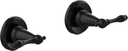 Design House Tub And Shower Faucet Set, Two-Handle Design, Water-Saving Efficiency, Easy-Install, Matte Black, 4-Pieces In Set, 595686 - Image 2