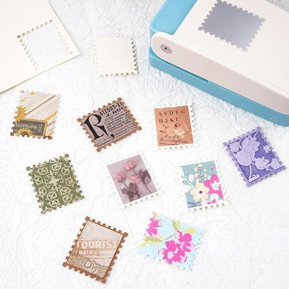 BAOFALI 2Pcs/Set Stamp Puncher 1.25x1.5inch &1x0.8inch Rectangular Postage - Image 6