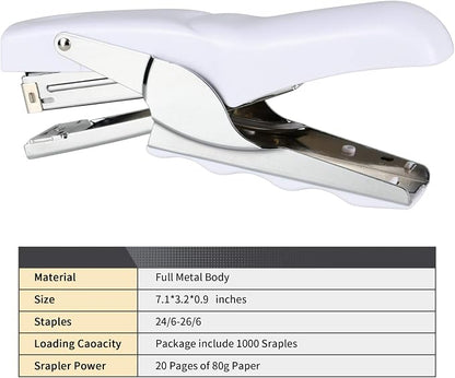 Stapler with 1000 Staples-Plier Stapler Save 60% Power, Good - Image 3