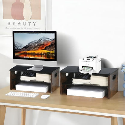2 Tier Desktop Printer Stand, for Fax Machine, Home Office - Image 6
