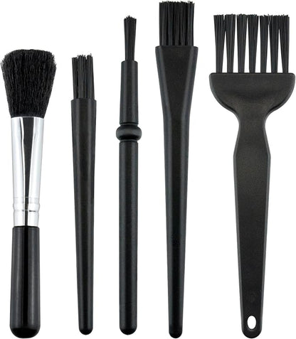5 PCS Mini Keyboard Cleaning Brushes Kit, PP Handle Nylon Anti Static by Juxiamal