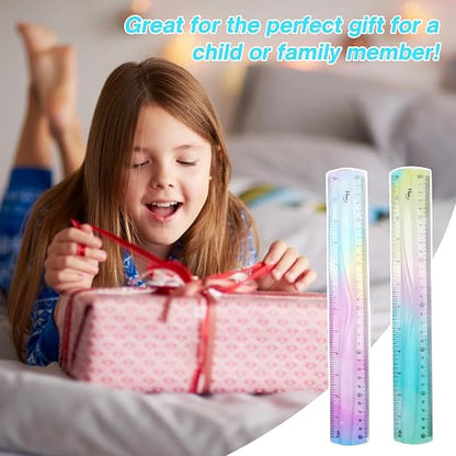 2 Pcs Flexible Ruler, 12 Inch Bendable Ruler - Image 5