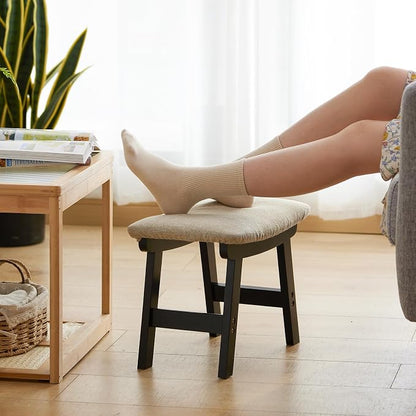 Foot Stool Ottoman Foot Rest Under Desk, Small Stool - Image 3