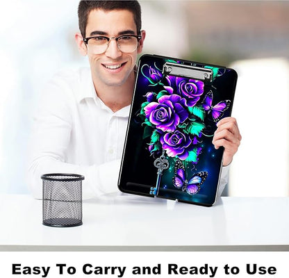 Purple Roses 02 A4 Clipboard - Image 6