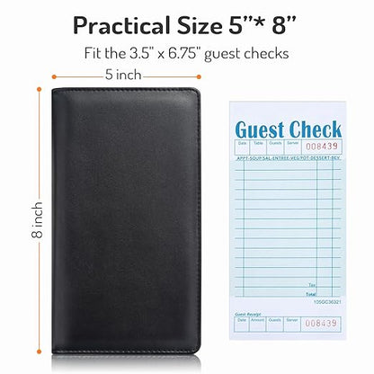 Forvencer Server Book, 2 Zipper Pocket, Server Books - Image 5