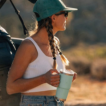 YETI Rambler 25 oz Tumbler with Handle and Straw Lid, Travel Mug Water Tumbler, Vacuum Insulated Cup with Handle, Stainless Steel, Beekeeper - Image 2