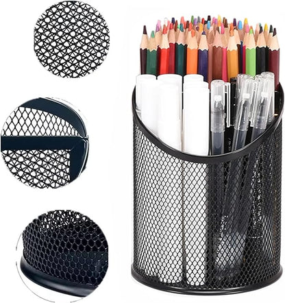 MINDEPOT 2 Pack Mesh Pencil Holder Pen Cup - Image 2