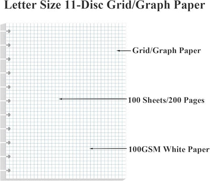 A4 TUL Discbound Grid Filler Paper - Image 2