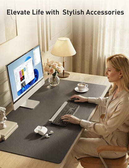 Aothia Faux Leather Desk Mat - Image 8