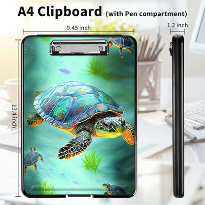 A4 Clipboards, Heavy Duty Waterproof Nursing Plastic Folder Clipboard - Image 2