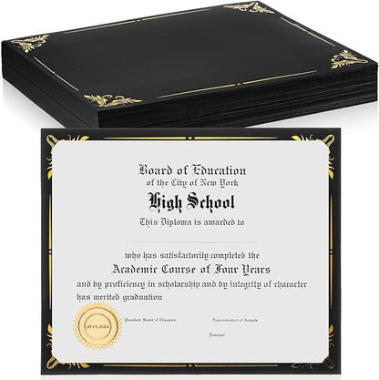 Fainne 50 Pcs Single Sided Certificate Holder Diploma Covers by Fainne