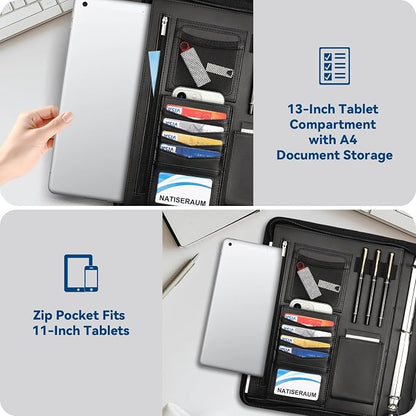 Portfolio Binder 3 Ring Includes Pen and 5 Dividers - Image 9