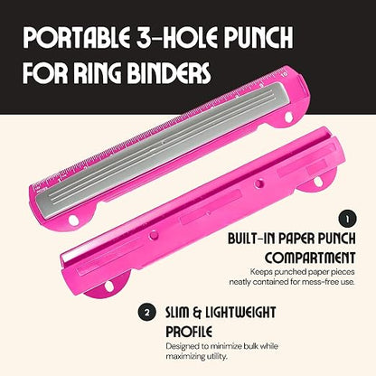 Performore 3 Hole Portable Paper Punch - Image 3