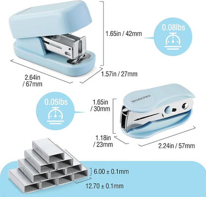 WORKPRO Mini Stapler with Staples, One Staple Remover, 2000 Standard Staples - Image 7