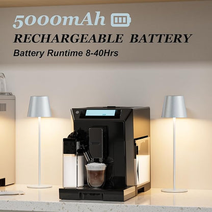 Kakanuo Silver Grey Cordless Lamp Rechargeable - Image 4