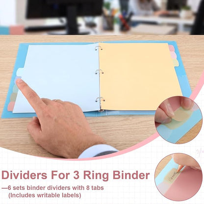 6 Sets of 48Pcs Binder Dividers - Image 7